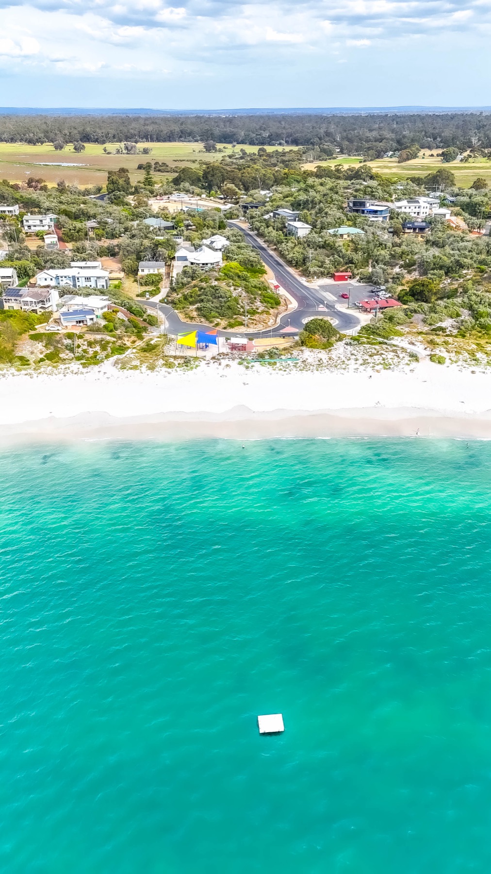 Peppermint Grove Beach from above, Capel
